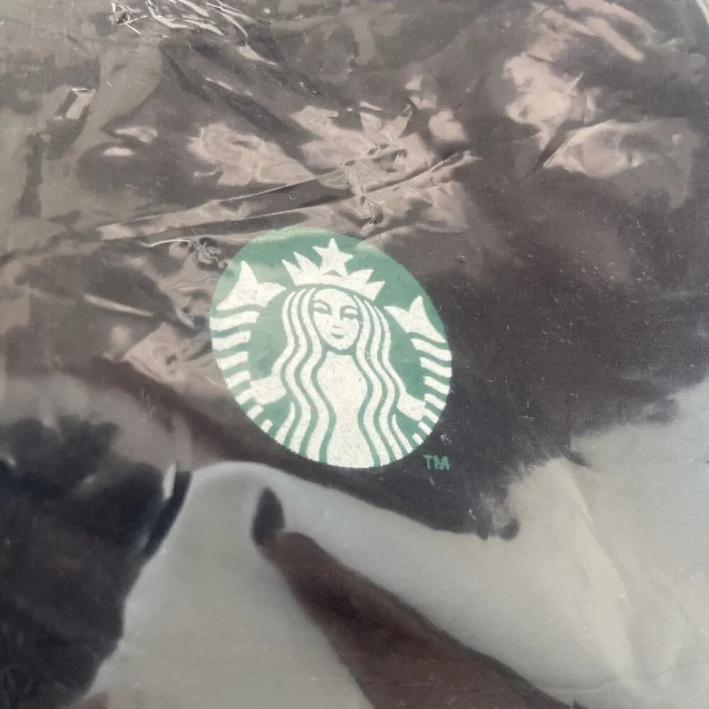 2PCS Starbucks Gemline Adjustable Black Masks w/ Starbucks Green Logo